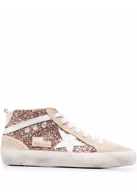 Pink mid star glitter sneakers Golden Goose - women